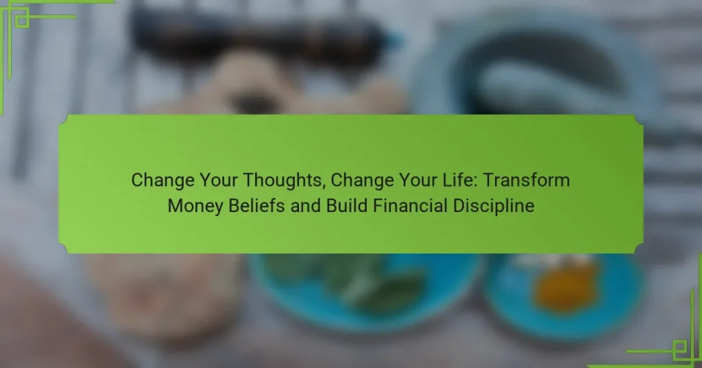 Change Your Thoughts, Change Your Life: Transform Money Beliefs and Build Financial Discipline