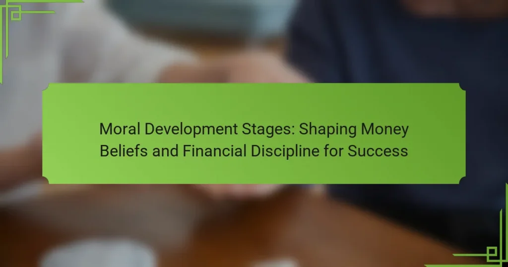 Moral Development Stages: Shaping Money Beliefs and Financial Discipline for Success