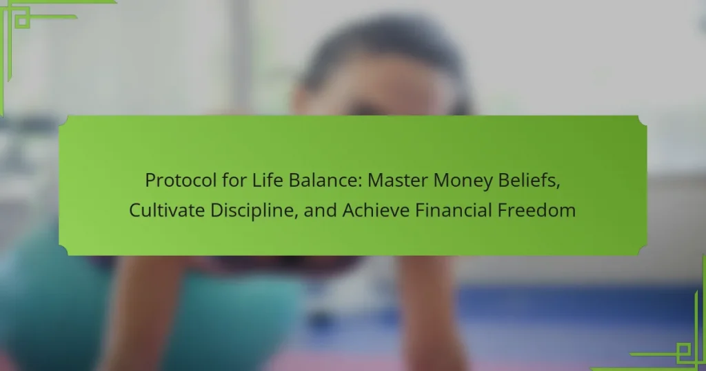Protocol for Life Balance: Master Money Beliefs, Cultivate Discipline, and Achieve Financial Freedom