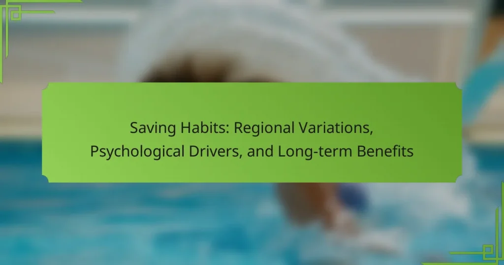 Saving Habits: Regional Variations, Psychological Drivers, and Long-term Benefits