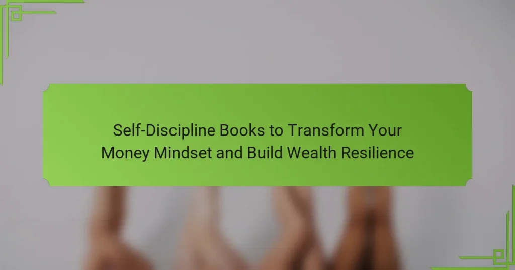 Self-Discipline Books to Transform Your Money Mindset and Build Wealth Resilience