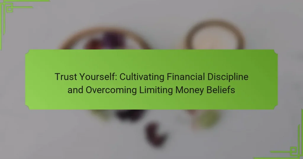Trust Yourself: Cultivating Financial Discipline and Overcoming Limiting Money Beliefs